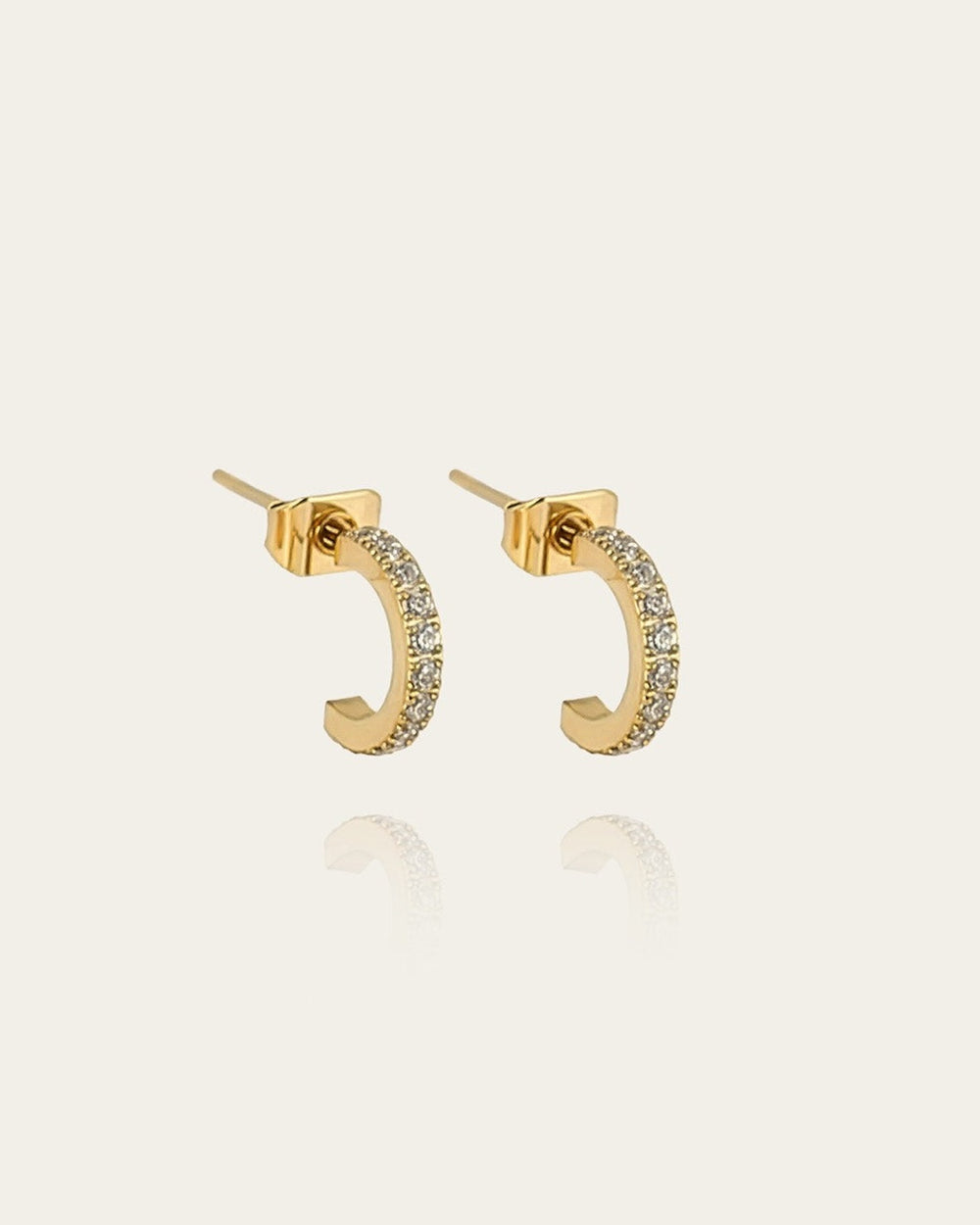 Boucles d'oreilles Winnie (Acier doré)