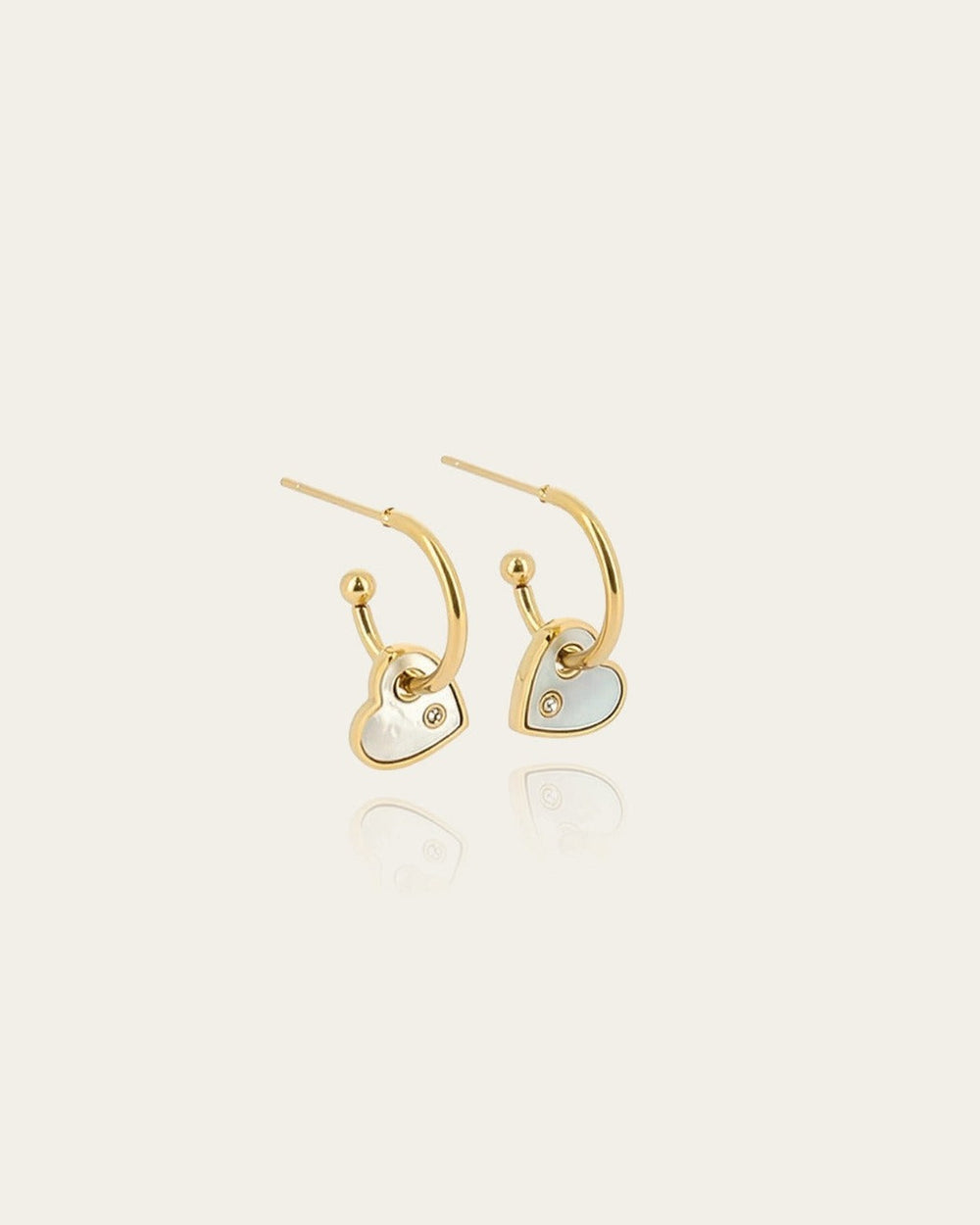Boucles d'oreilles Lydia (Acier doré)