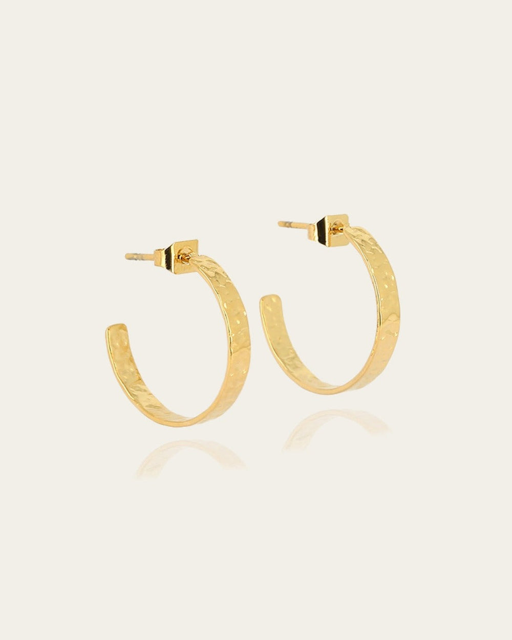 Boucles d'oreilles Léonie (Acier doré)
