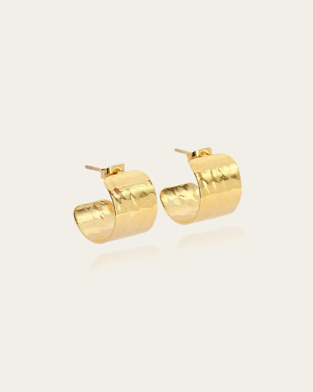 Boucles d'oreilles Tontsi (Acier doré)