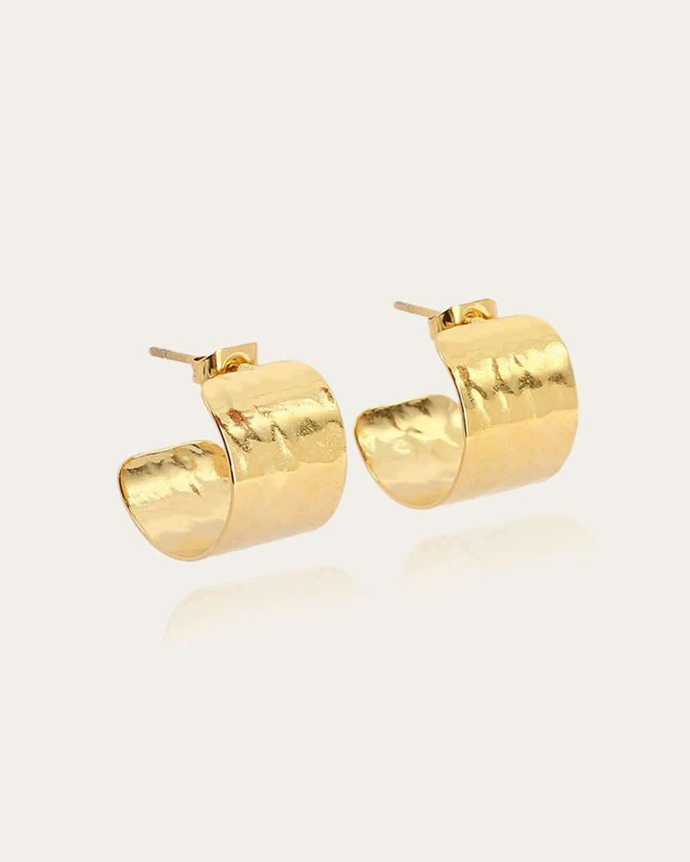 Boucles d'oreilles Tontsi (Acier doré)