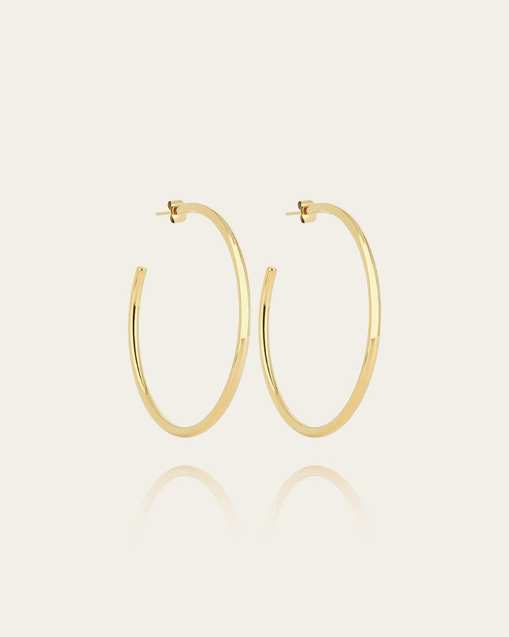 Boucles d'oreilles Favélita (Acier doré)