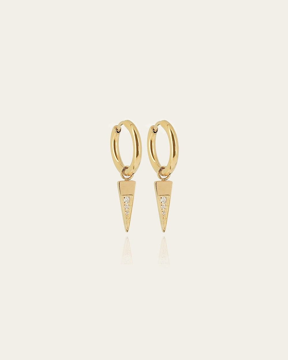 Maipu earrings (Gold-plated steel)