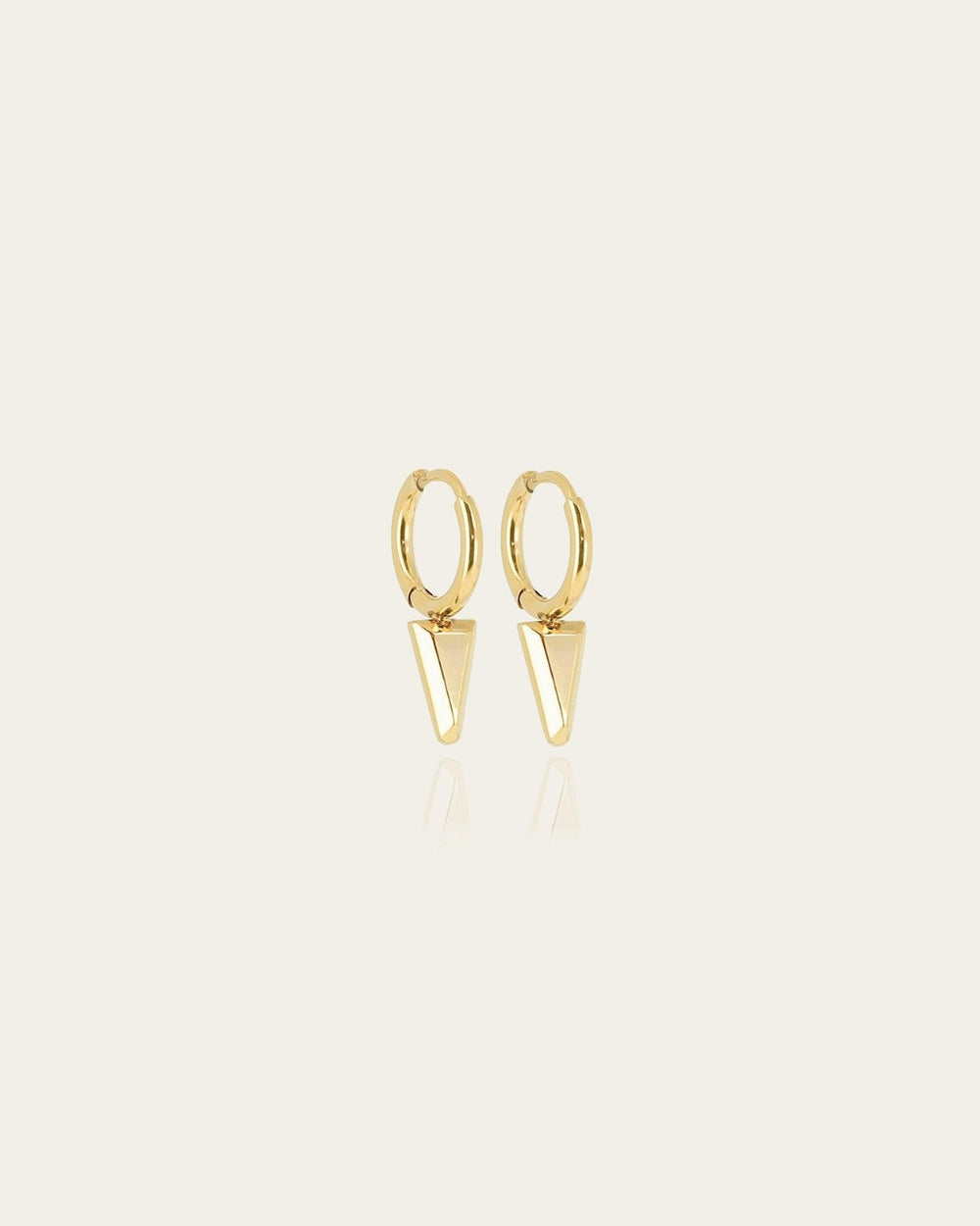 Boucles d'oreilles Galia (Acier doré)