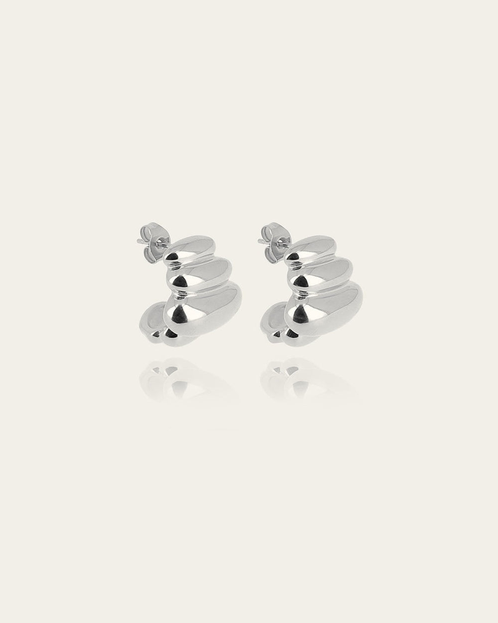 Boucles d'oreilles Madeleine (Acier)