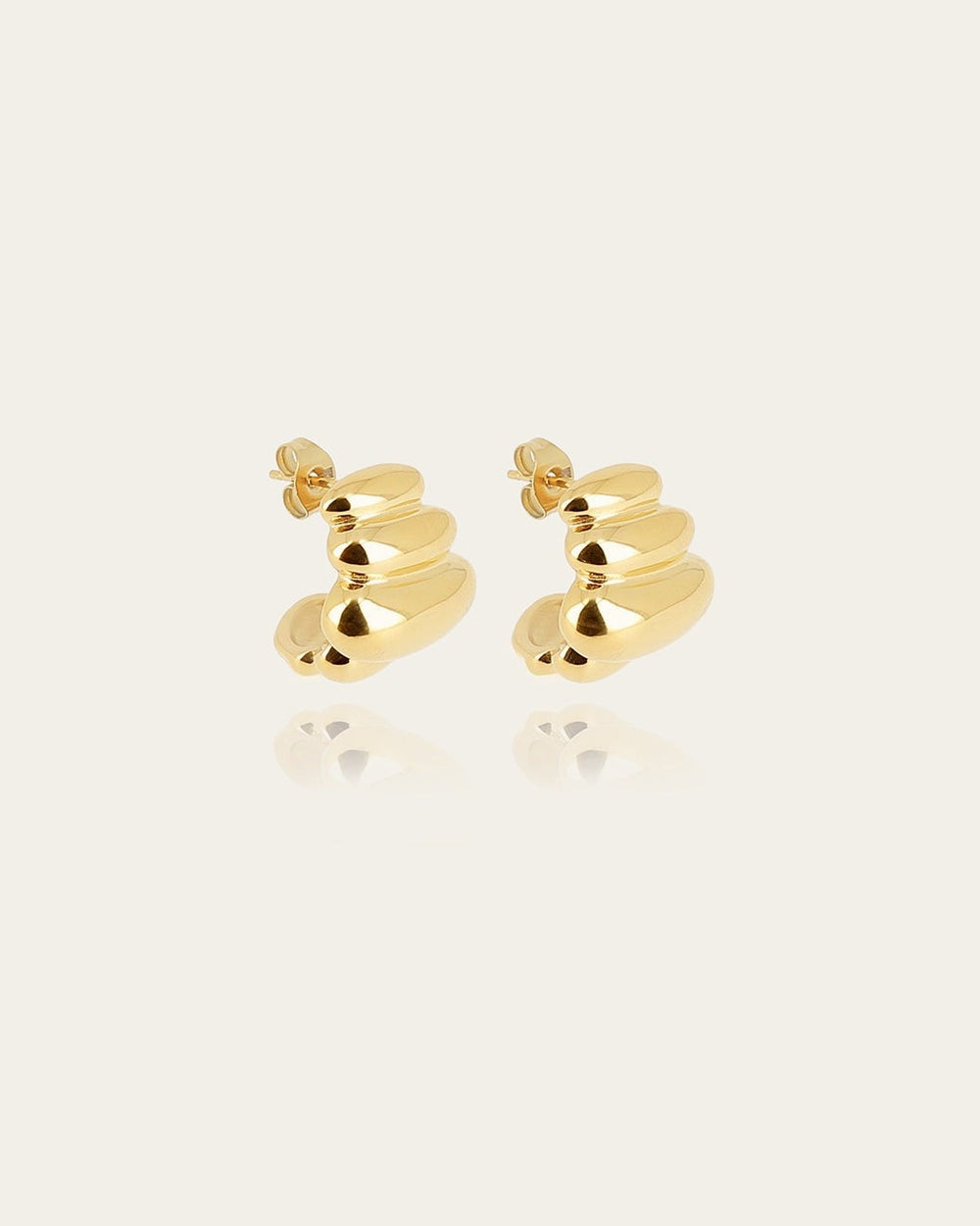 Earrings Madeleine (Gold-plated steel)