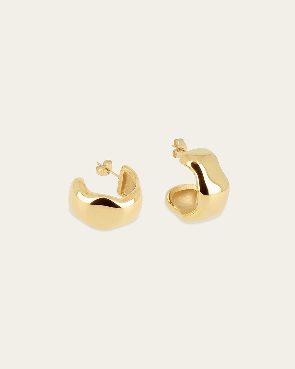 Boucles d'oreilles Orsay (Acier doré)