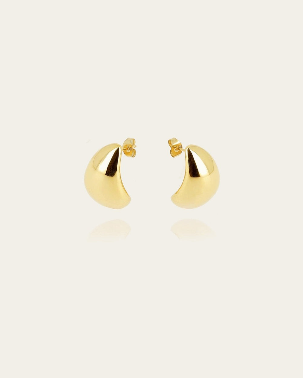 Boucles d'oreilles Phoebe (Acier doré)