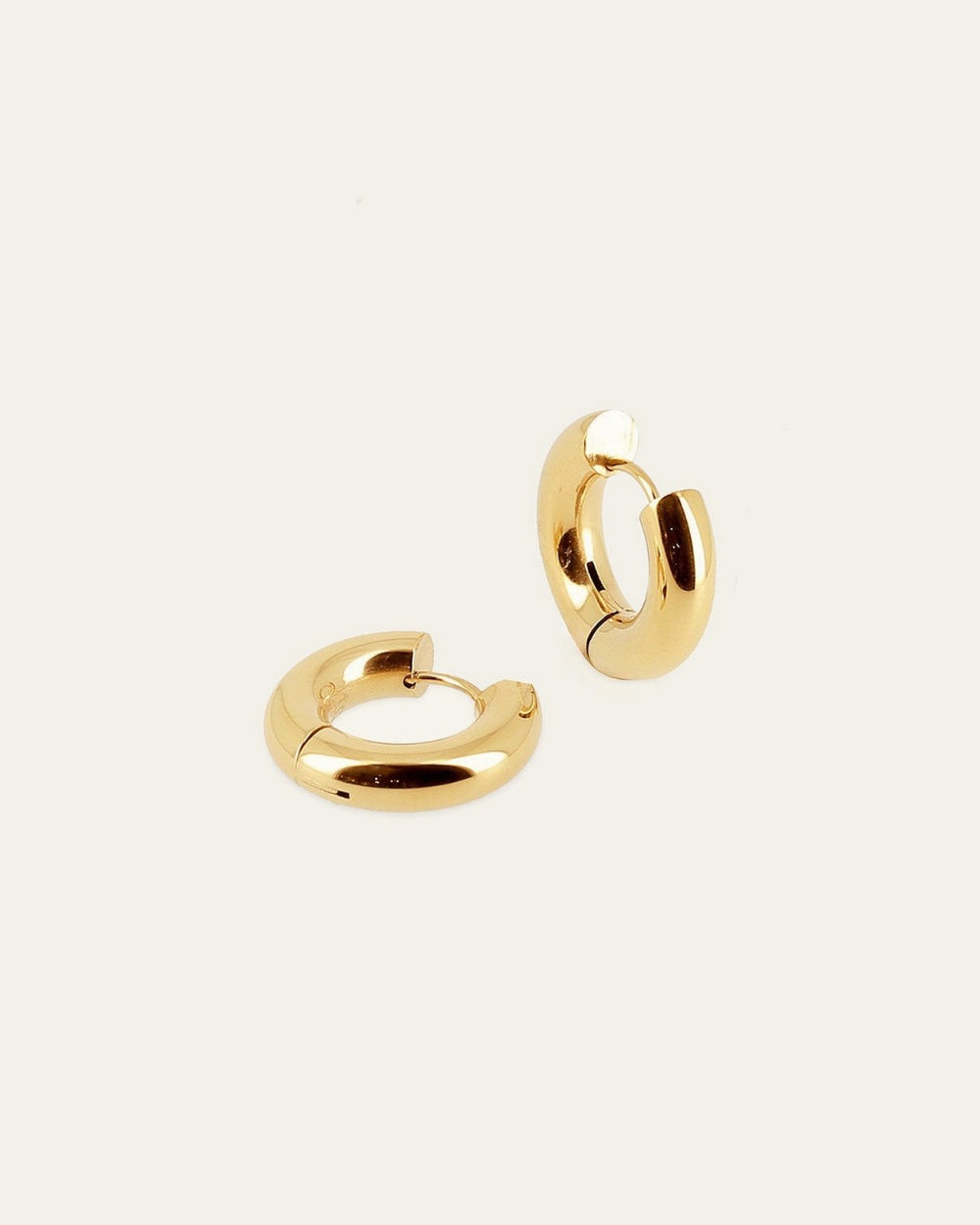Boucles d'oreilles Carrie (Acier doré)