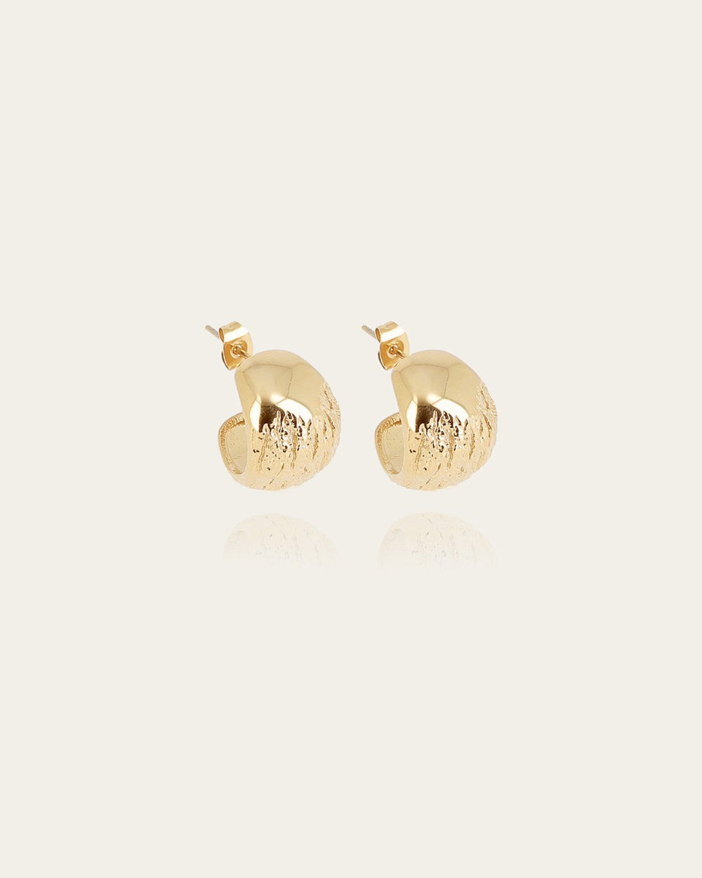 Boucles d'oreilles Joanne (Acier doré)