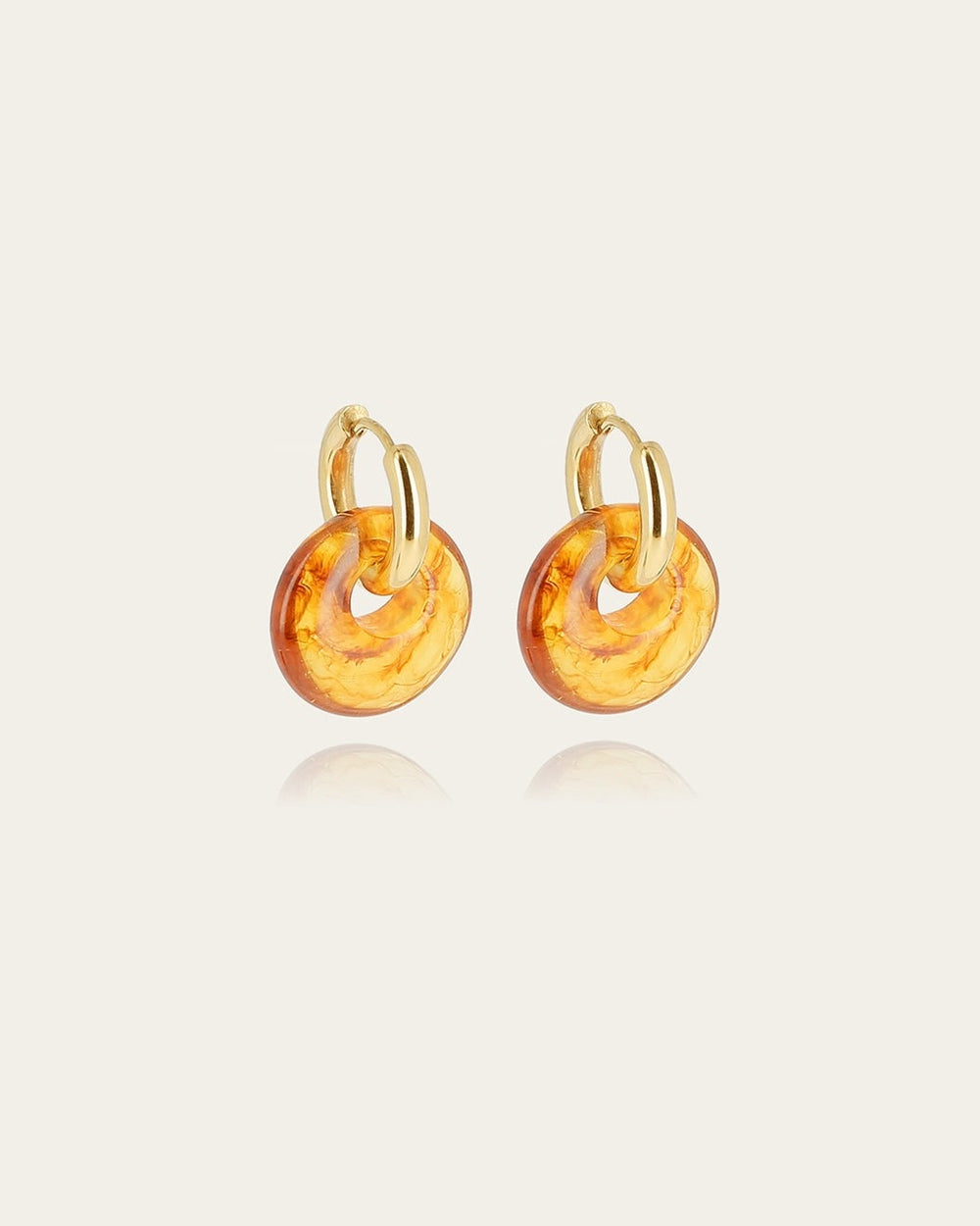 Boucles d'oreilles Chroma (Acier doré)