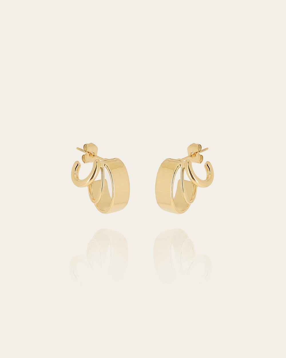 Deva Earrings (Gold-plated Steel)