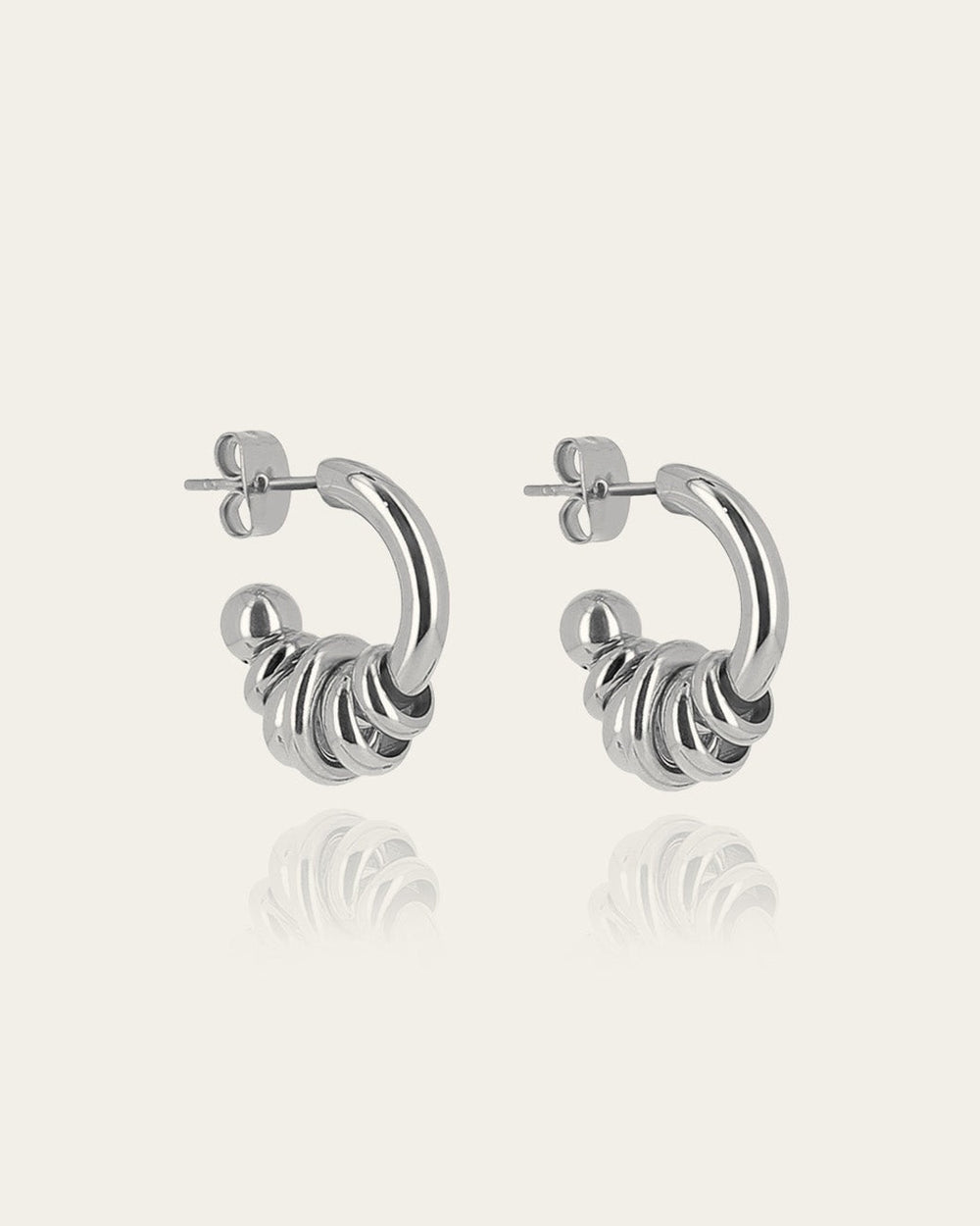 Boucles d'oreilles Portia (Acier)