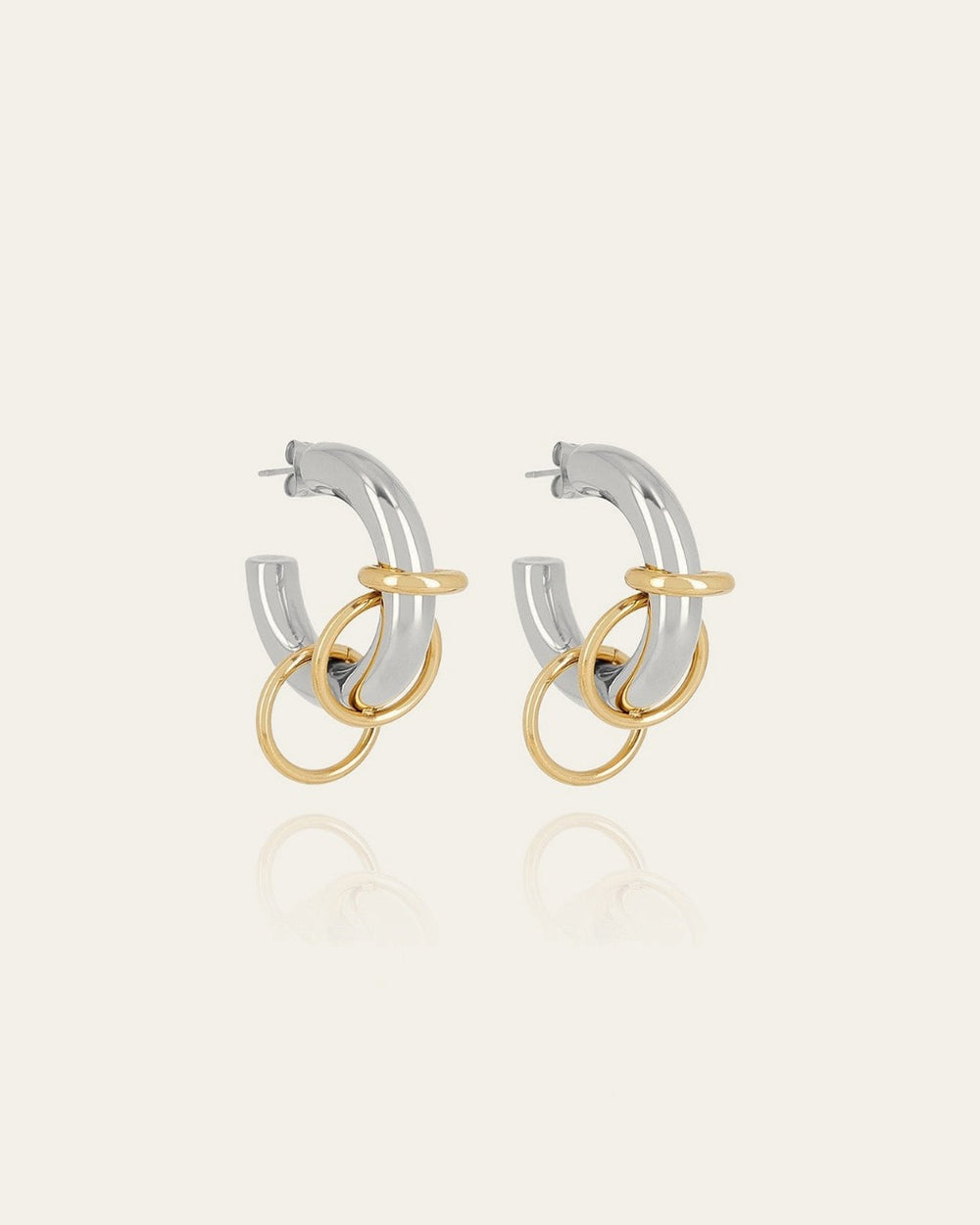 Francesca Earrings (Mixed Steel)