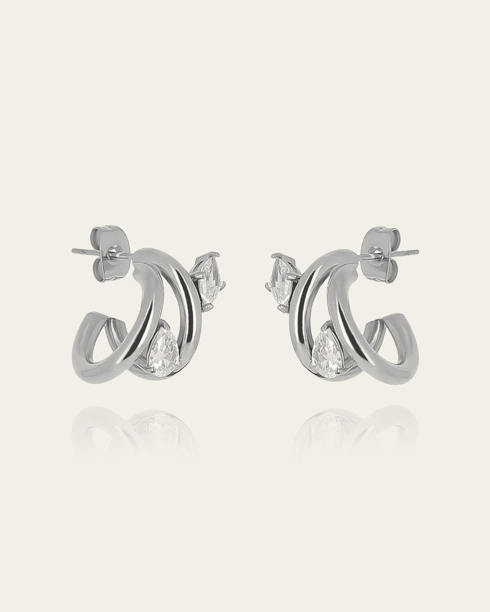 Boucles d'oreilles Veglie (Acier)