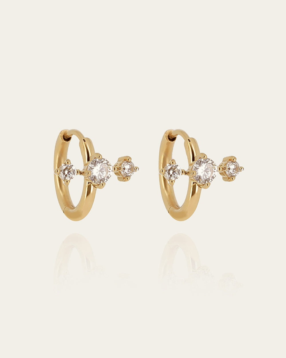 Kiruna Earrings (Gold-Plated Steel)