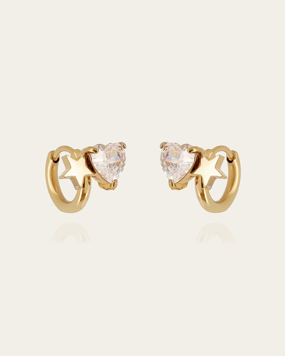 Boucles d'oreilles Lerici (Acier doré)