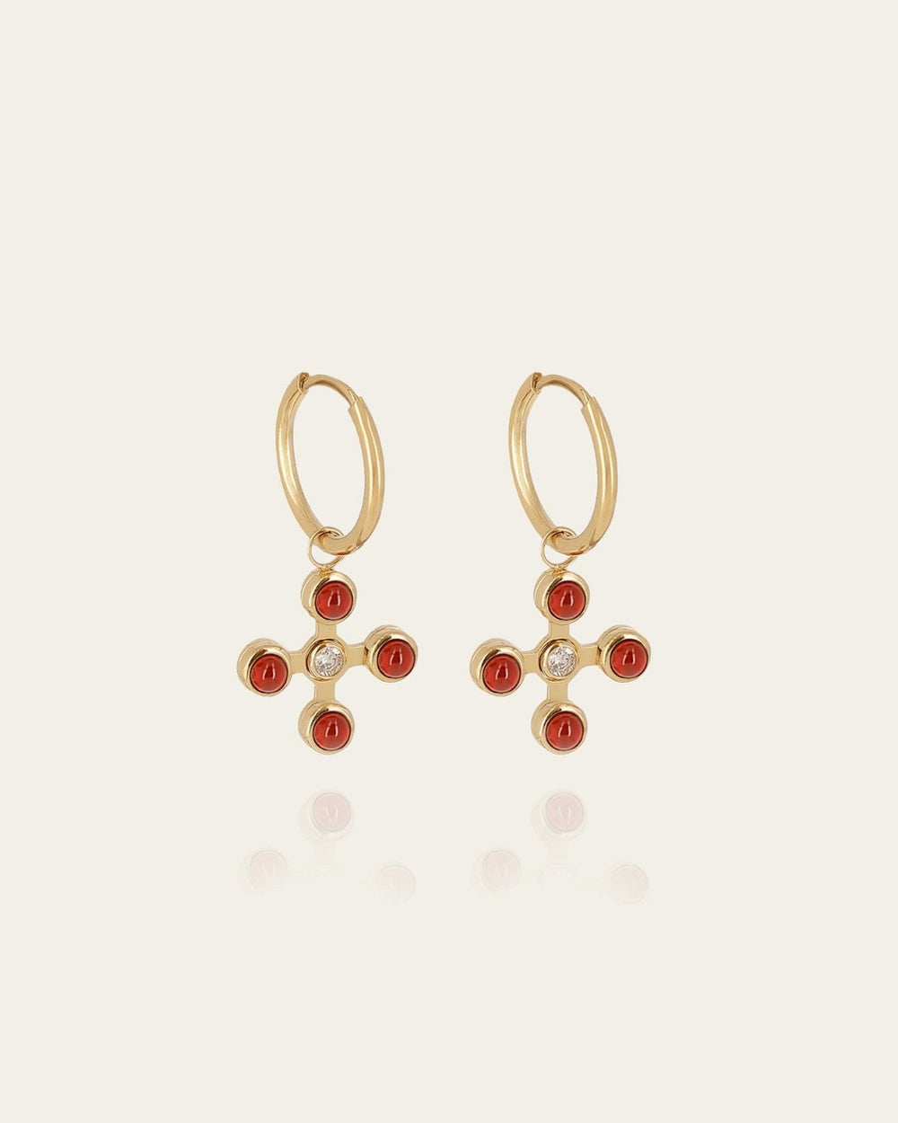 Élova Earrings (Gold-Plated Steel)