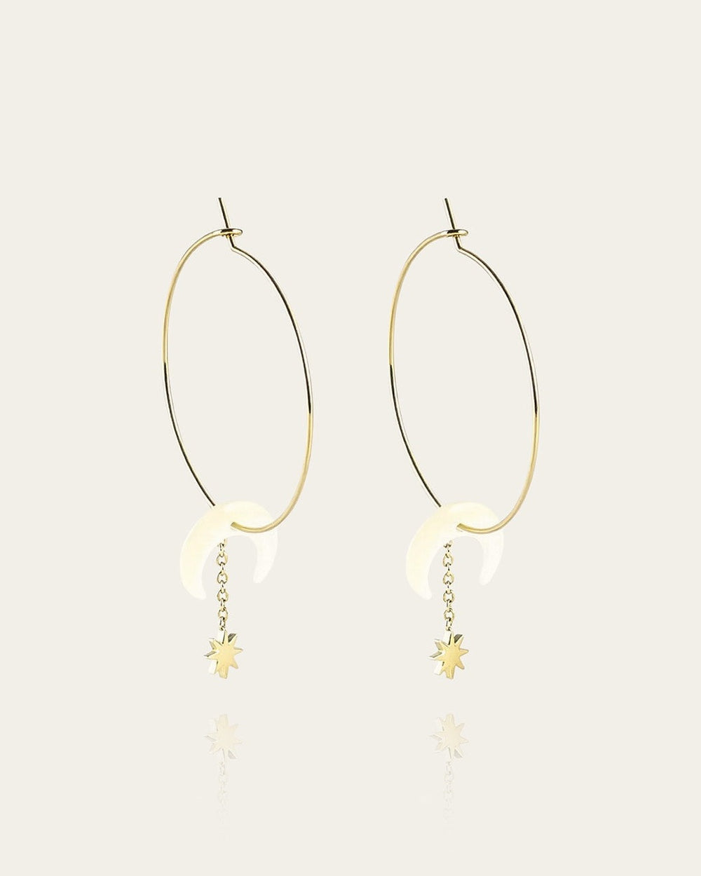 Asteria Earrings (Gold-plated steel)