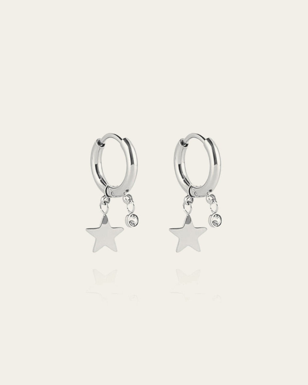 Lucky Star Earrings (Steel)