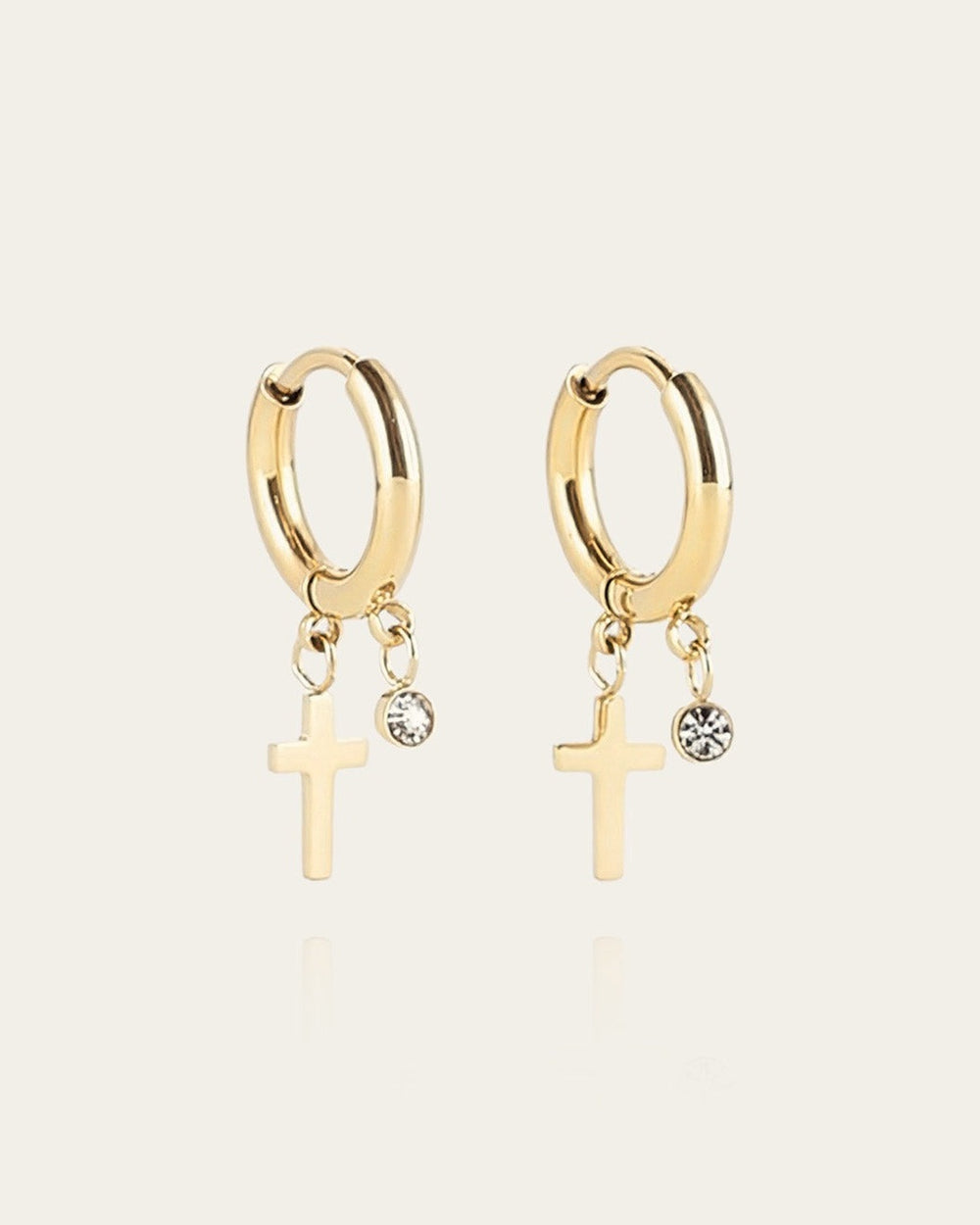 Boucles d'oreilles Lucky Spirit (Acier doré)