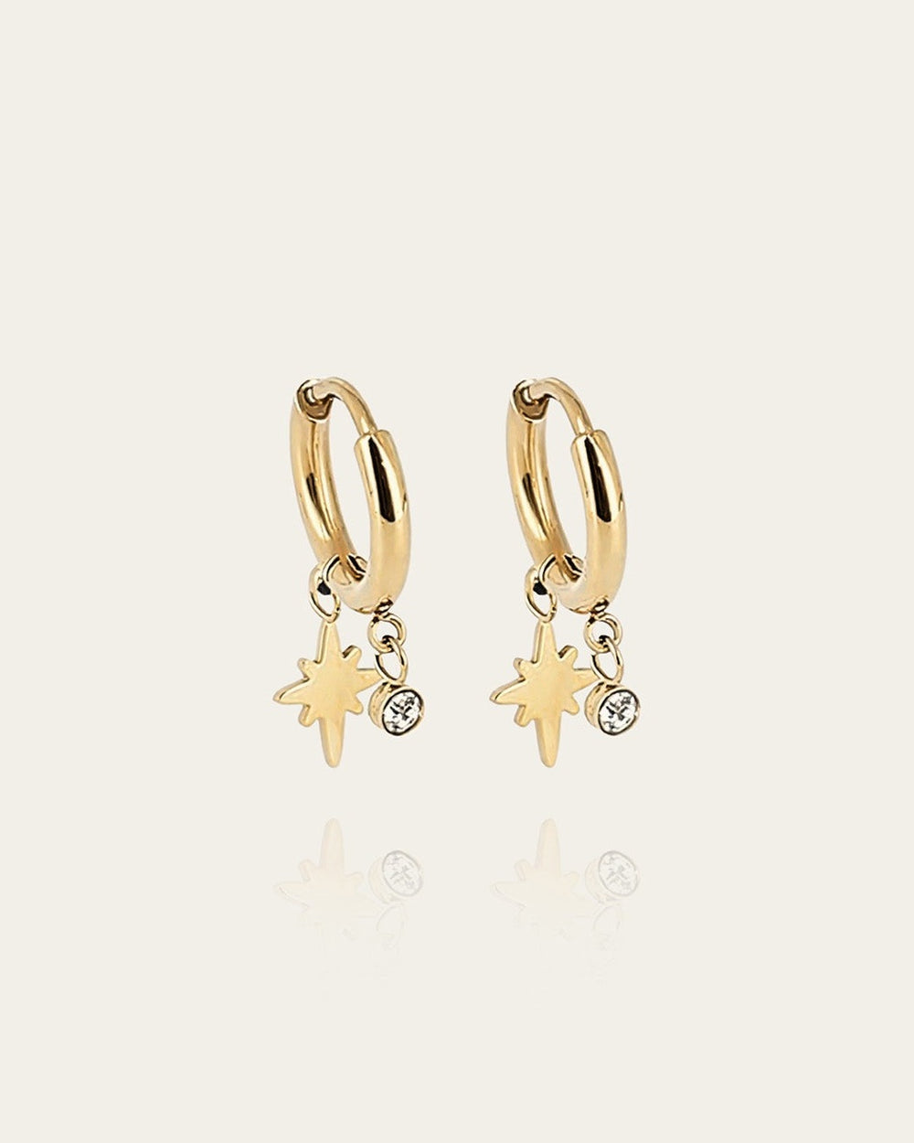 Cap Skirring Earrings (Gold-plated Steel)
