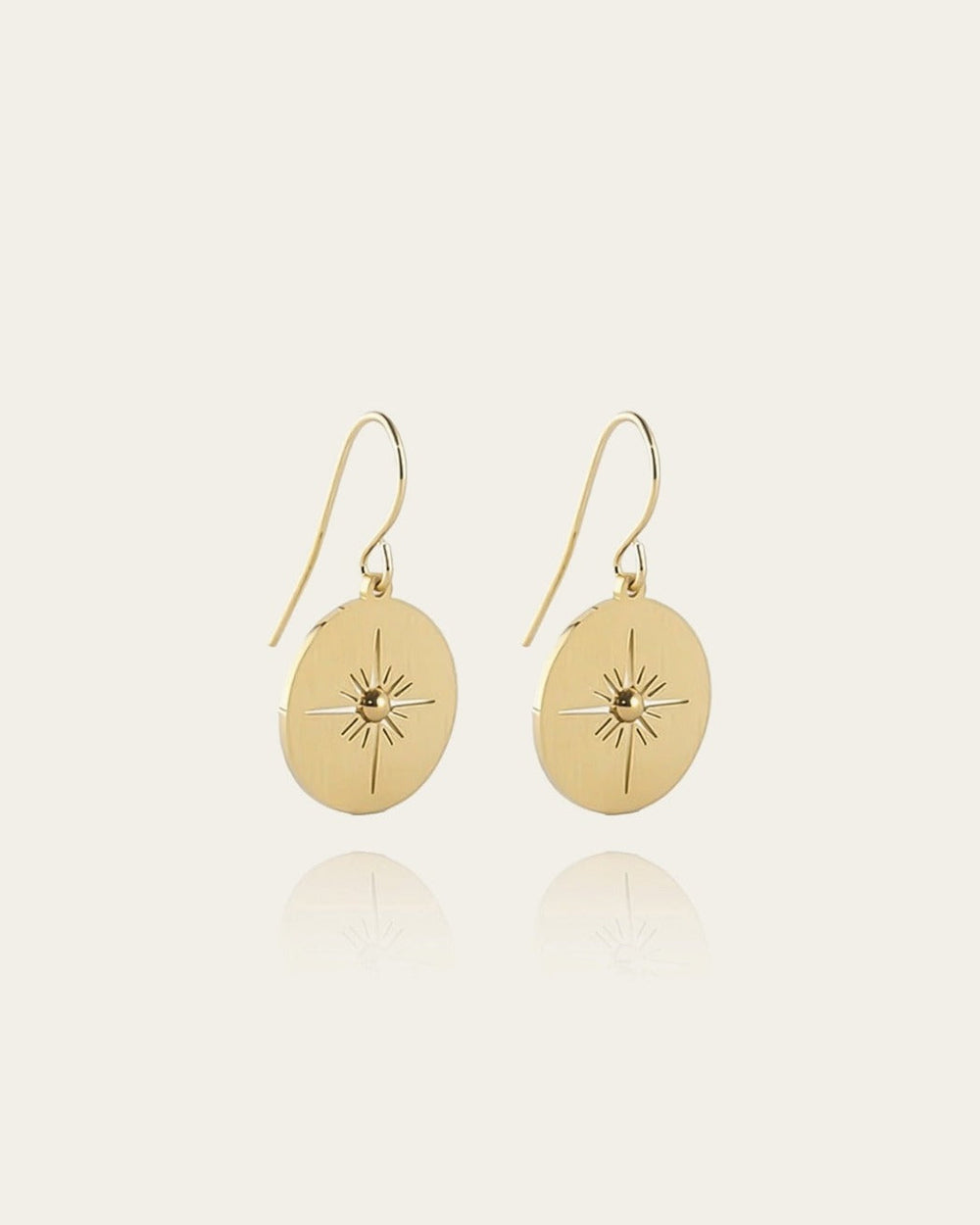 Aztèque Earrings (Gold-plated steel)