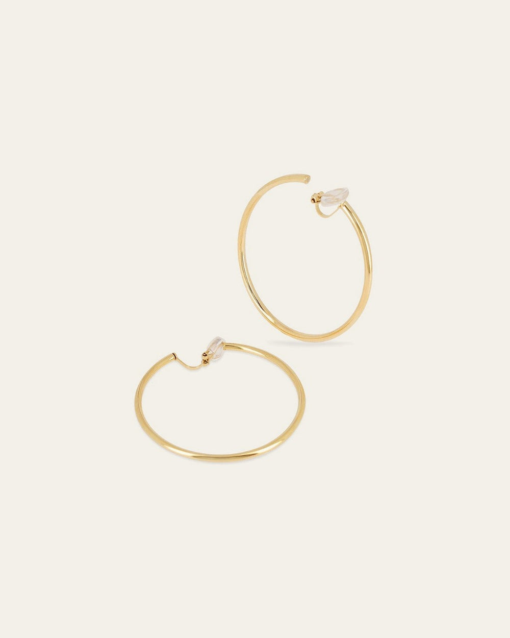 Boucles d'oreilles à clips Samira (Acier doré)