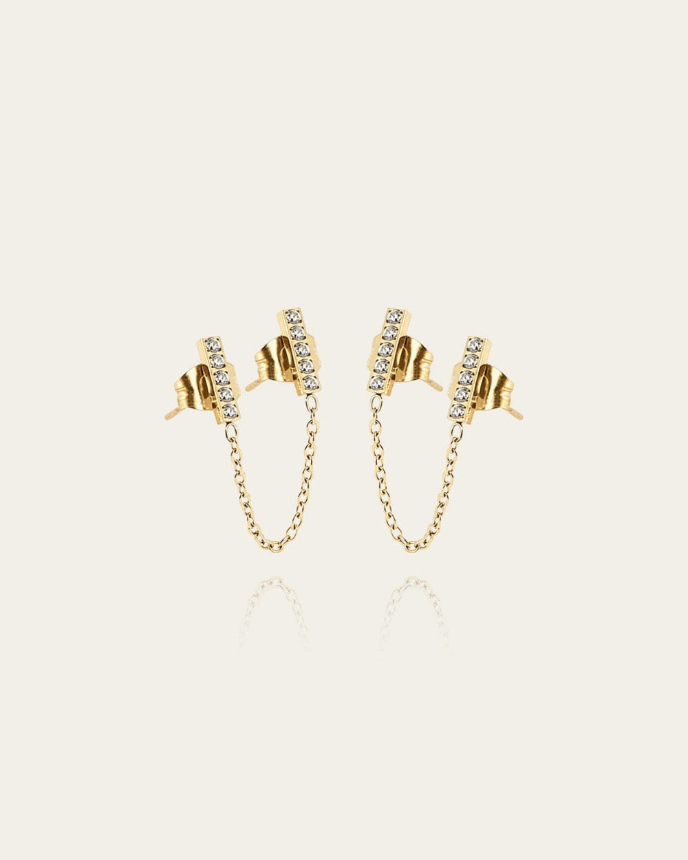 Double Allen Earrings (Gold-plated Steel)