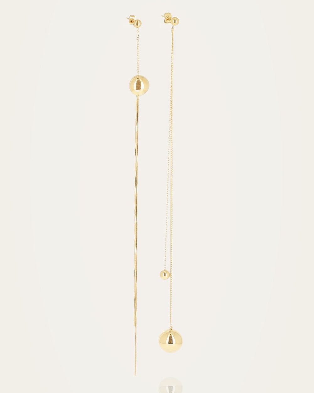 Boucles d'oreilles Dalmassi (Acier doré)