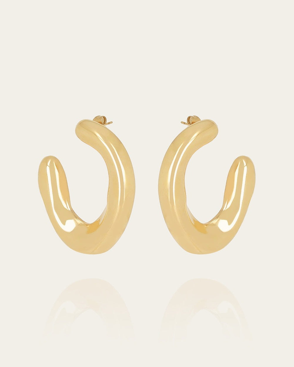 Boucles d'oreilles Tancredi (Acier doré)