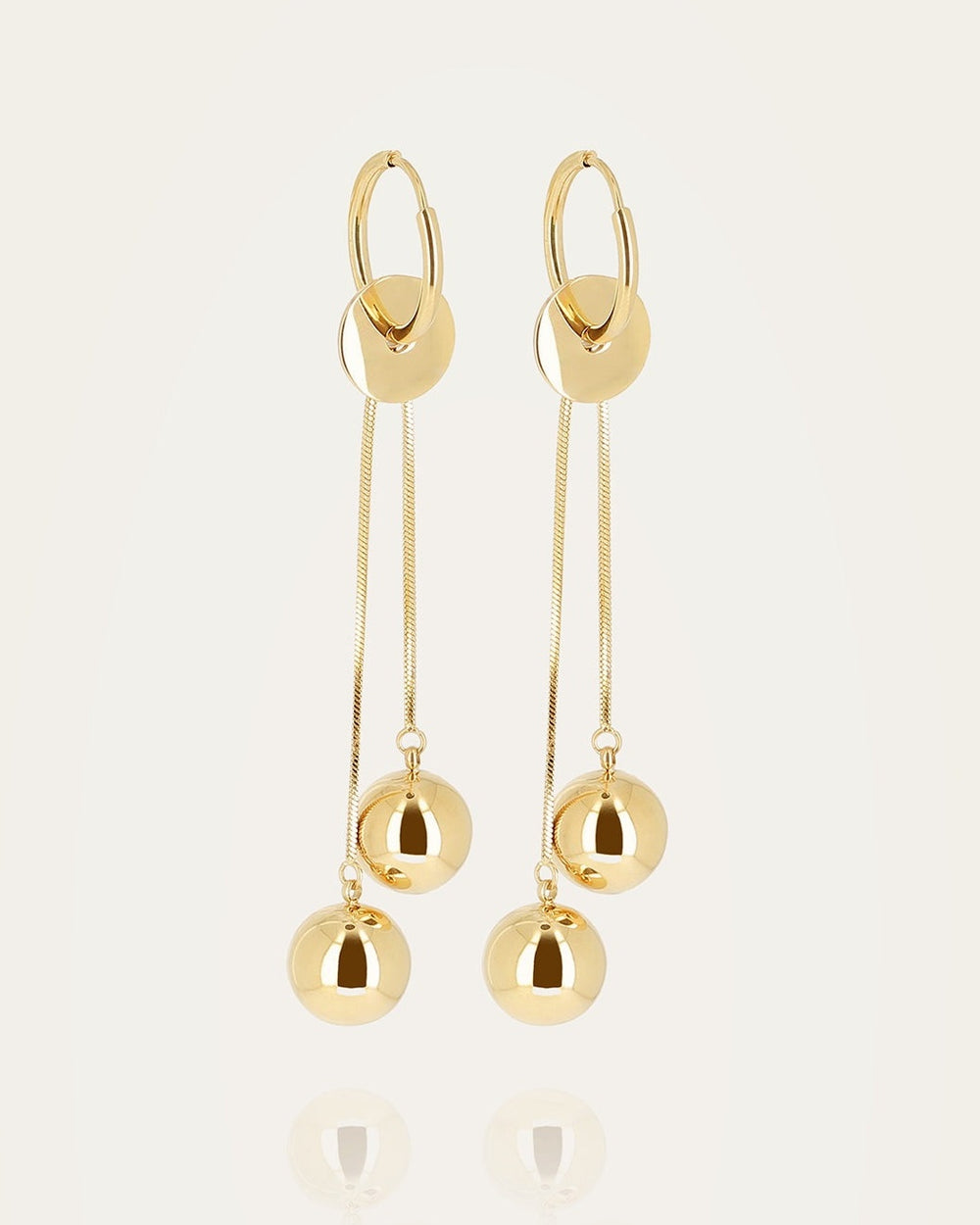 Portman Earrings (Gold-plated Steel)