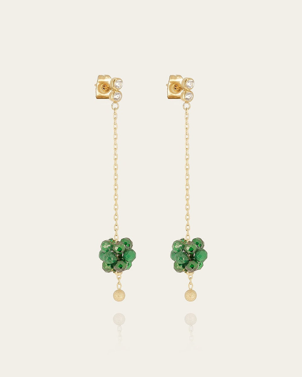 Boucles d'oreilles Bacca (Acier doré)