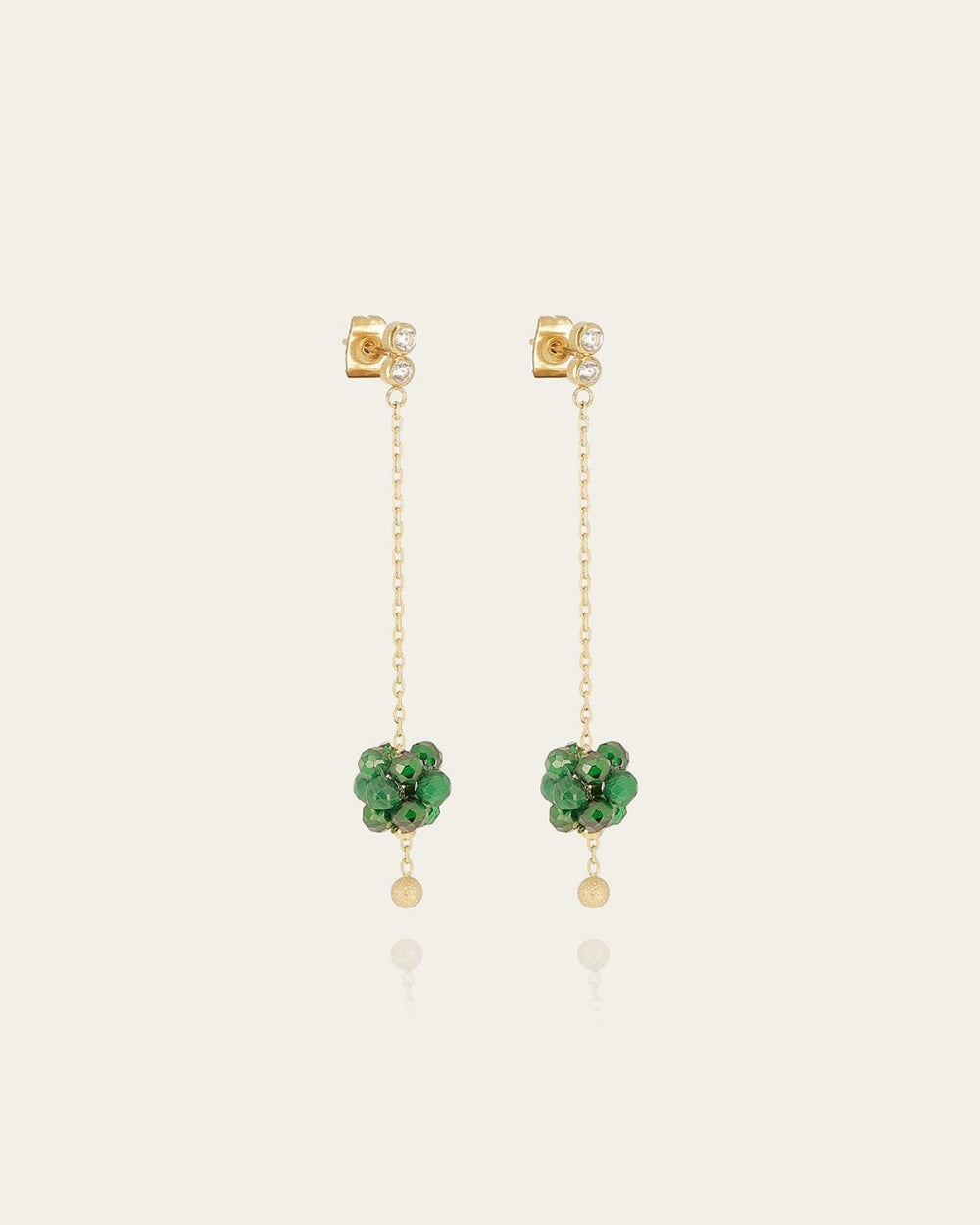 Boucles d'oreilles Bacca (Acier doré)