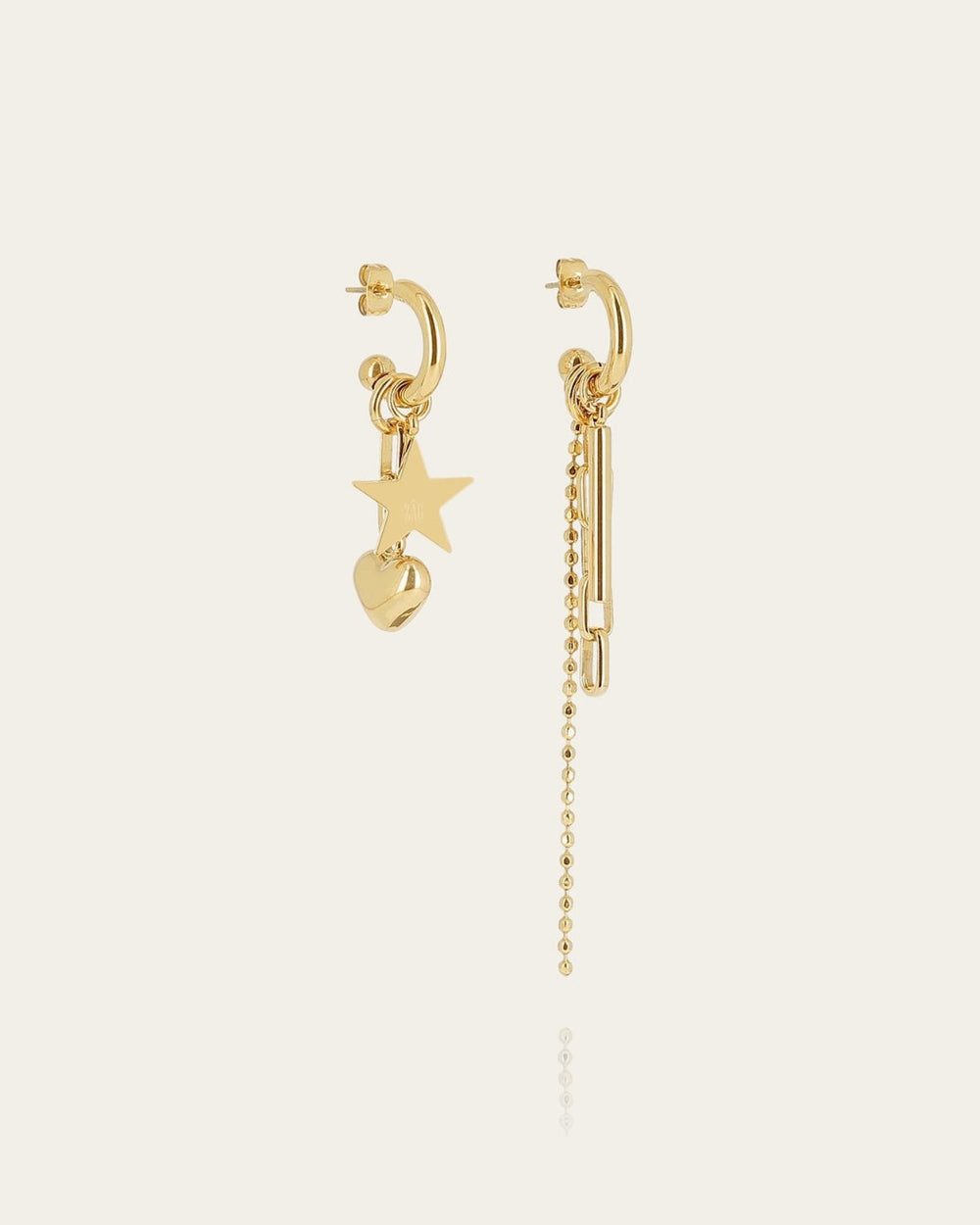 Cure Earrings (Gold-plated Steel)