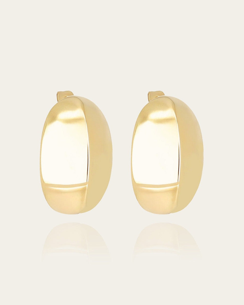 Boucles d'oreilles Althéa (Acier doré)