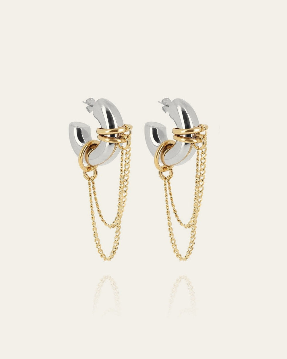 Frankie Earrings (Gold-plated Steel)
