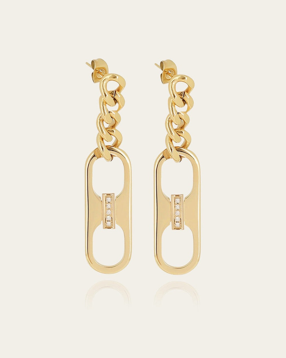 Oxya Earrings (Gold-plated Steel)