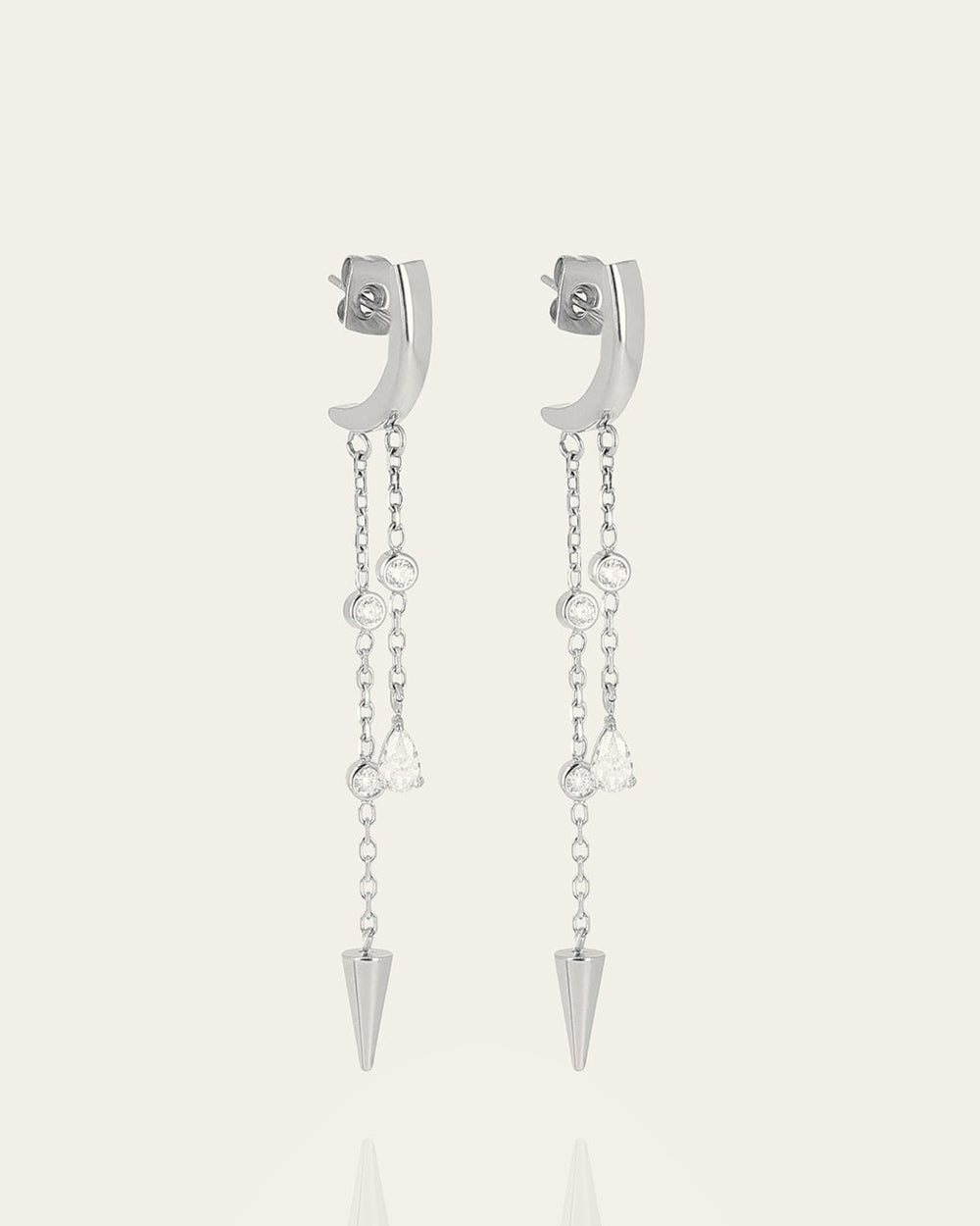 Boucles d'oreilles Tahia (Acier)