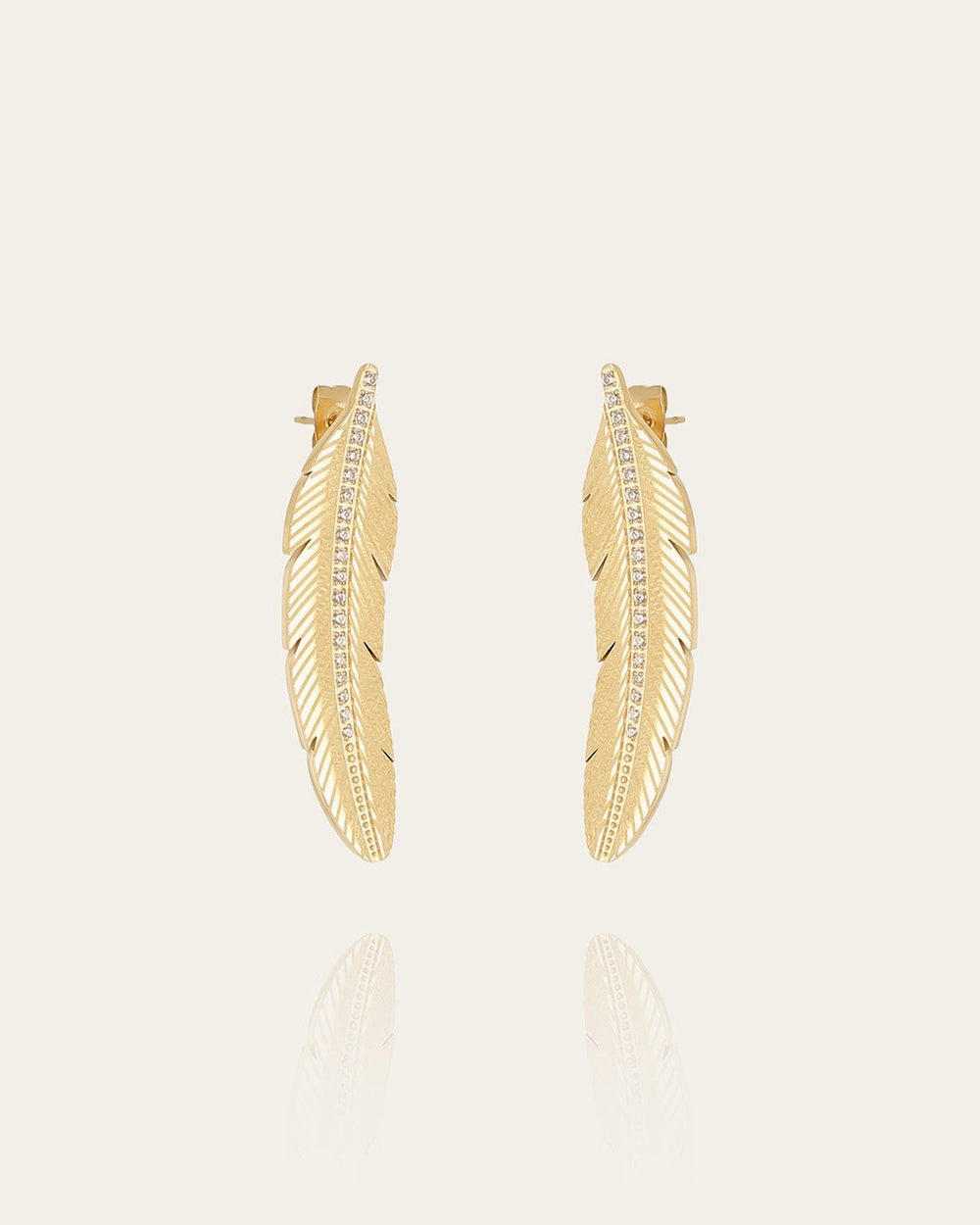 Boucles d'oreilles Badesi (Acier doré)