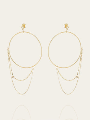 Boucles d'oreilles Amarante