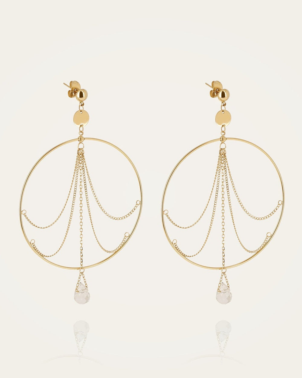 Solstice Earrings (Gold-Plated Steel)