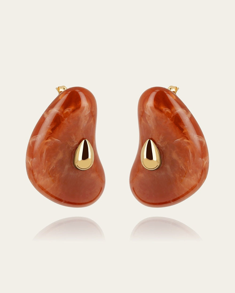 Axiom Earrings (Gold-Plated Steel)