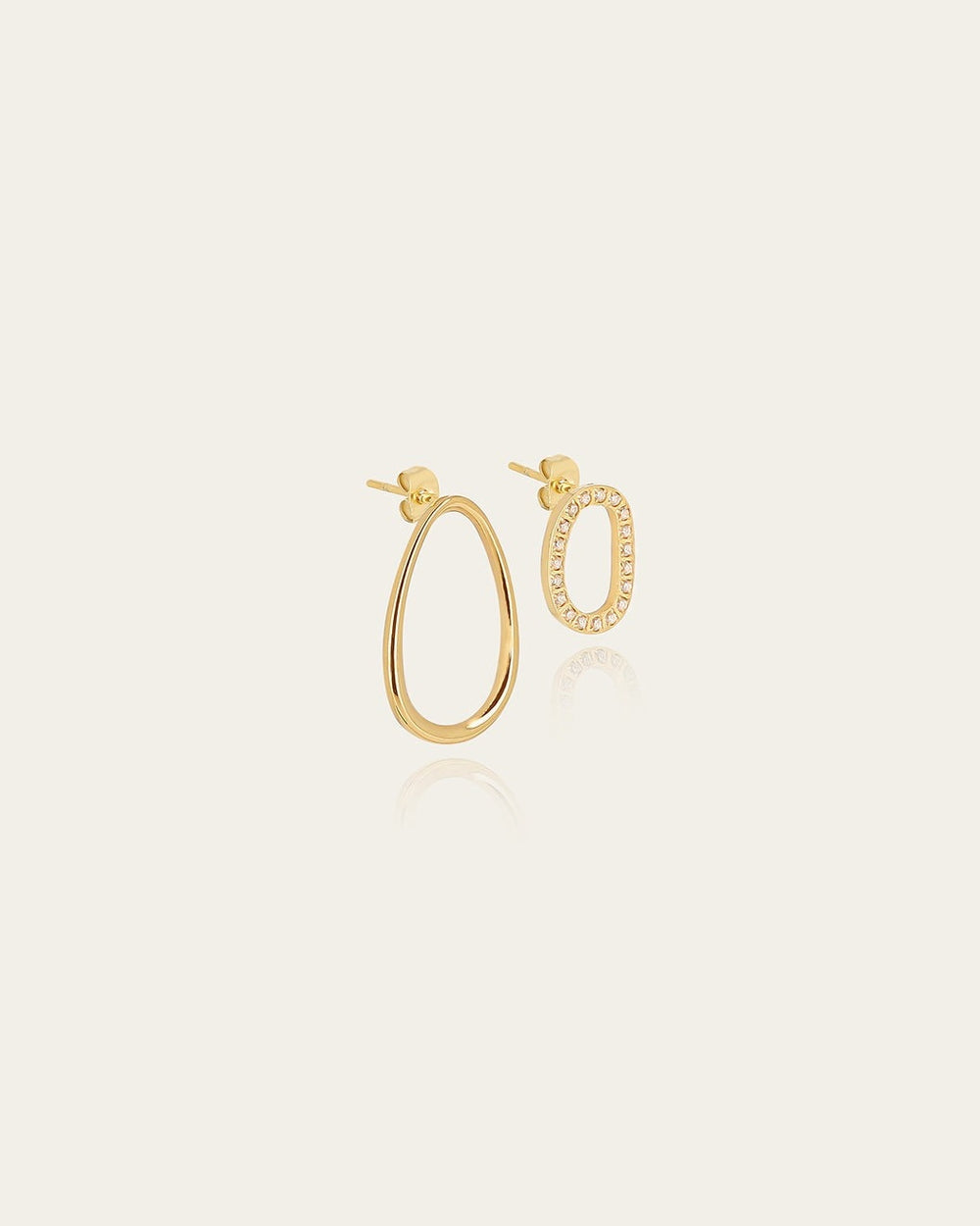 Boucles d'oreilles Apolo (Acier doré)