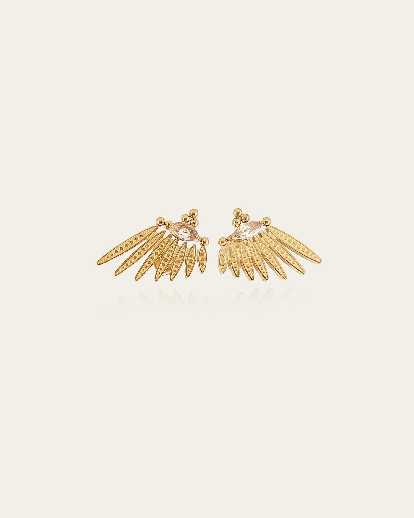 Earrings Arlene (Gold-plated steel)