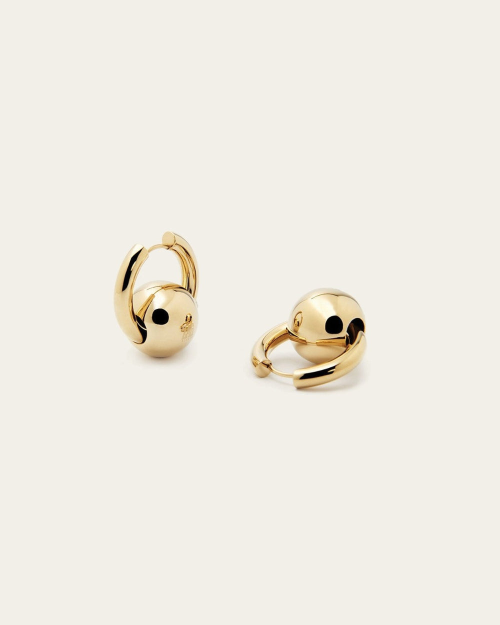 Boucles d'oreilles Lisa (Acier doré)