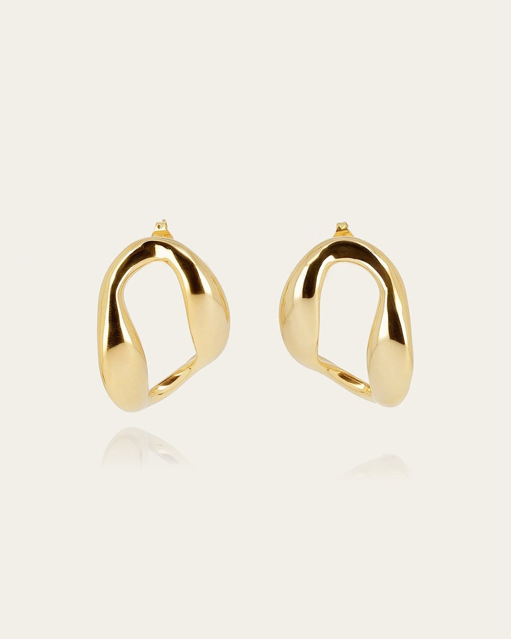 Boucles d'oreilles Odessa (Acier doré)