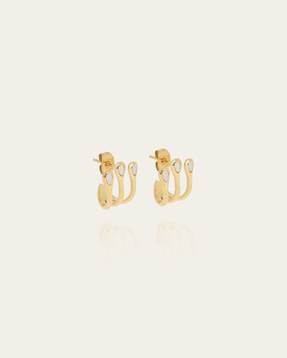 Cadix Earrings (Gold-plated steel)
