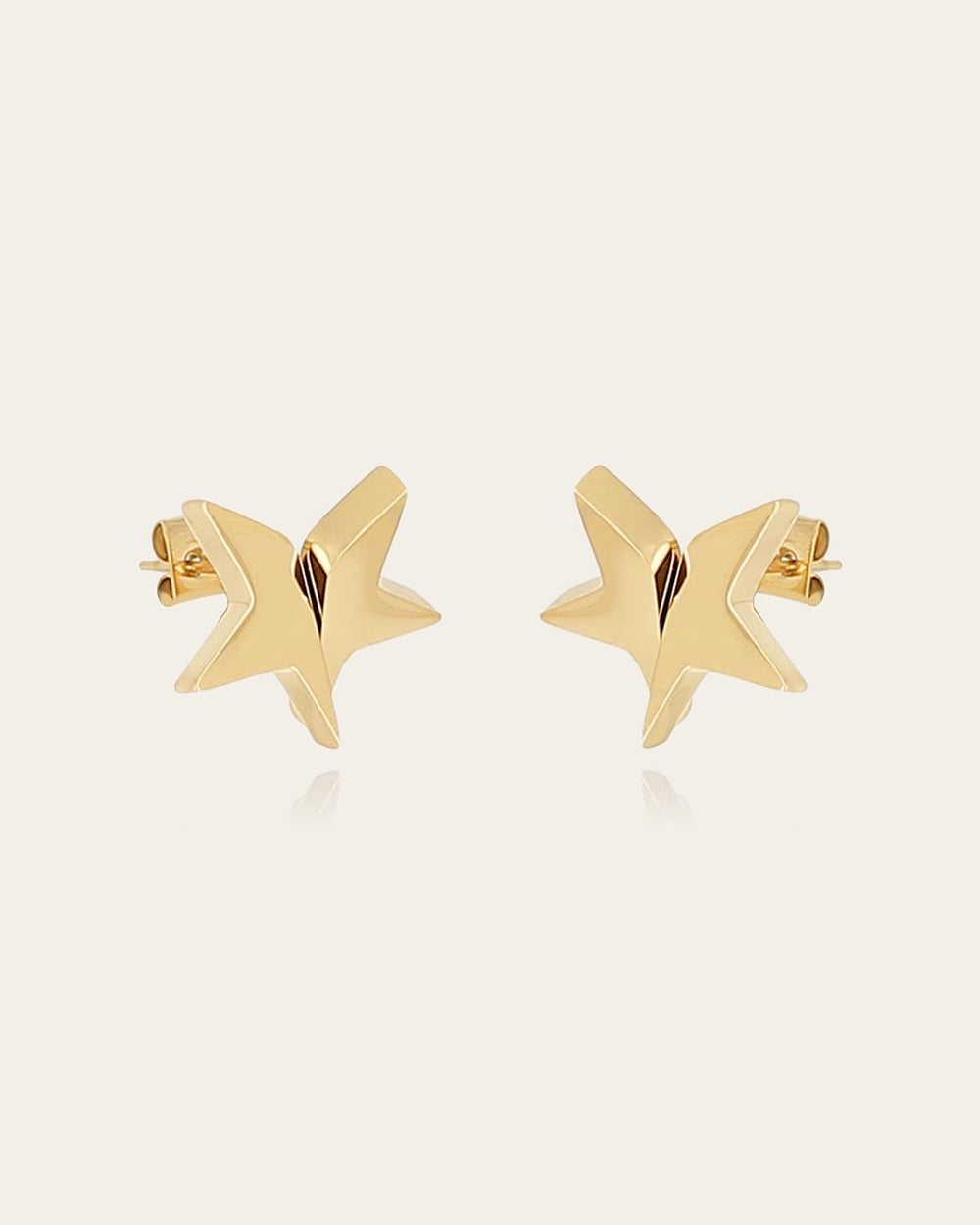 Boucles d'oreilles Angel (Acier doré)
