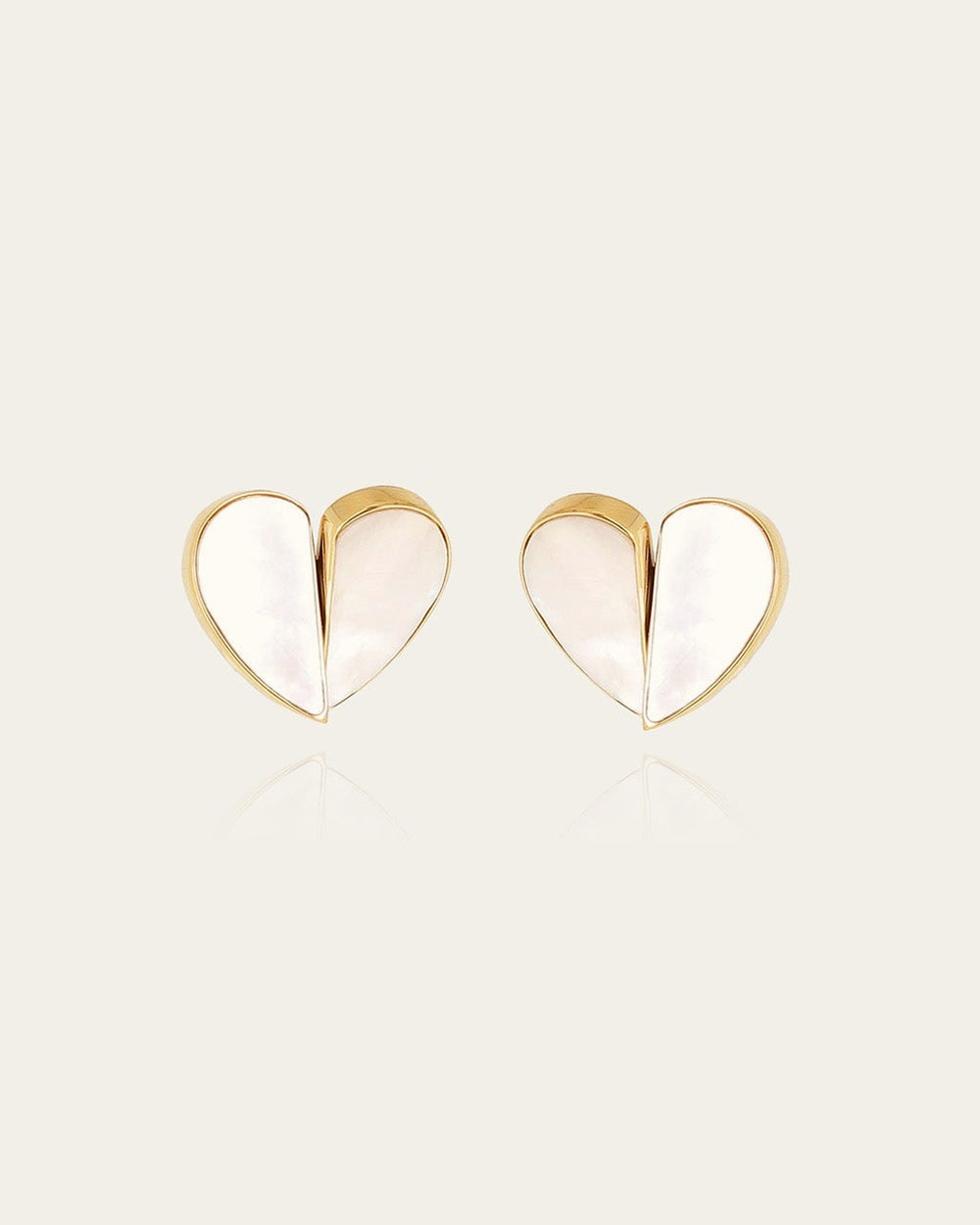 Boucles d'oreilles Basilio (Acier doré)